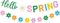 Hello Spring Banner and Flower Banner Colorful Glittery Spring Flower Banner Garland Spring Party Decorations for Indoor Outdoor Home Spring Easter Mantel Fireplace Hanging Decor